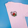 T-shirt brodé oversize personnalisable - BIRD DAD - unisexe 🐦💗