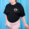 T-shirt brodé oversize personnalisable - BIRD - unisexe 🐦💗