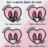 T-shirt brodé oversize personnalisable - BUNNY DAD - unisexe 🐰🥕