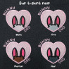 T-shirt brodé oversize personnalisable - BUNNY DAD - unisexe 🐰🥕