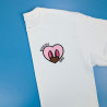 T-shirt brodé oversize personnalisable - BUNNY DAD - unisexe 🐰🥕