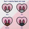 T-shirt brodé oversize personnalisable - BUNNY - unisexe 🐰🥕