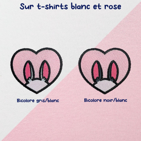 T-shirt brodé oversize personnalisable - BUNNY - unisexe 🐰🥕