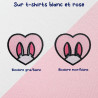 T-shirt brodé oversize personnalisable - BUNNY - unisexe 🐰🥕