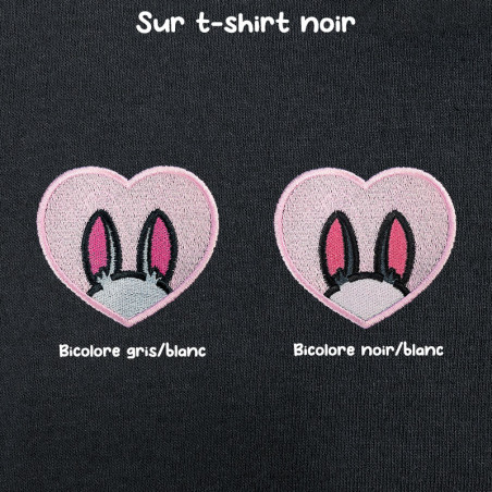 T-shirt brodé oversize personnalisable - BUNNY - unisexe 🐰🥕