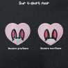 T-shirt brodé oversize personnalisable - BUNNY - unisexe 🐰🥕