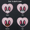 T-shirt brodé oversize personnalisable - BUNNY - unisexe 🐰🥕