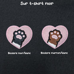 T-shirt brodé oversize personnalisable - CAT - unisexe 🐱🧶