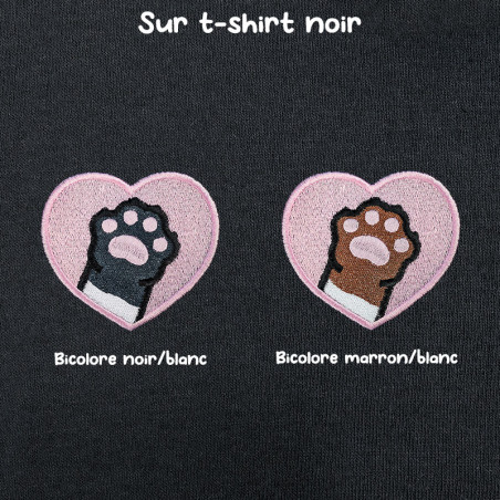 T-shirt brodé oversize personnalisable - CAT - unisexe 🐱🧶