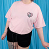 T-shirt brodé oversize personnalisable - CAT - unisexe 🐱🧶