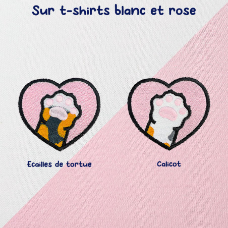 T-shirt brodé oversize personnalisable - CAT - unisexe 🐱🧶