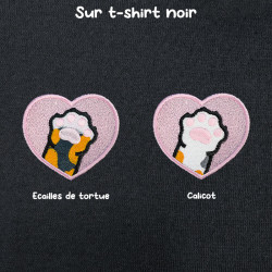 T-shirt brodé oversize personnalisable - CAT - unisexe 🐱🧶