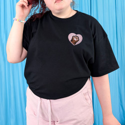 T-shirt brodé oversize personnalisable - CAT - unisexe 🐱🧶