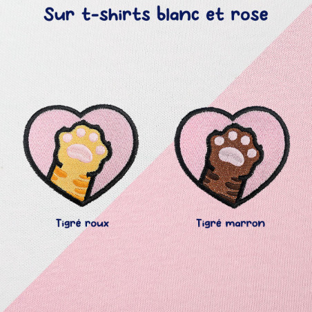 T-shirt brodé oversize personnalisable - CAT - unisexe 🐱🧶