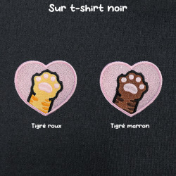 T-shirt brodé oversize personnalisable - CAT - unisexe 🐱🧶