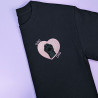 T-shirt brodé oversize personnalisable - DOG DAD - unisexe 🐶🦴