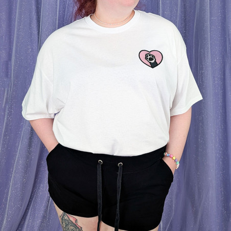 T-shirt brodé oversize personnalisable - DOG - unisexe 🐶🦴