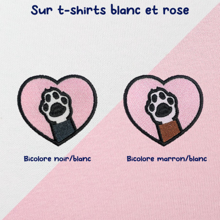 T-shirt brodé oversize personnalisable - DOG - unisexe 🐶🦴
