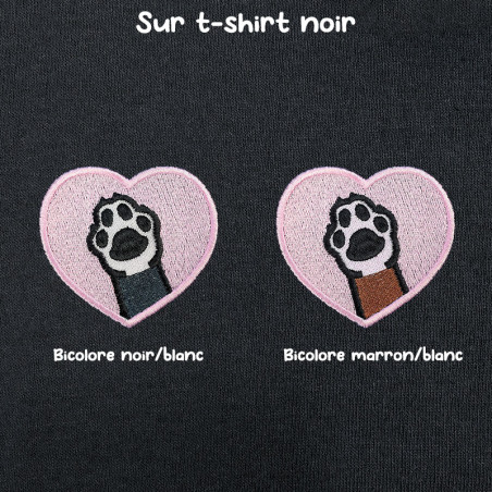 T-shirt brodé oversize personnalisable - DOG - unisexe 🐶🦴