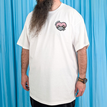 T-shirt brodé oversize personnalisable - HAMSTER DAD - unisexe 🐹🍎