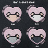 T-shirt brodé oversize personnalisable - HAMSTER DAD - unisexe 🐹🍎