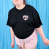 T-shirt brodé oversize personnalisable - HAMSTER - unisexe 🐹🍎