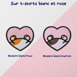 T-shirt brodé oversize personnalisable - HAMSTER - unisexe 🐹🍎