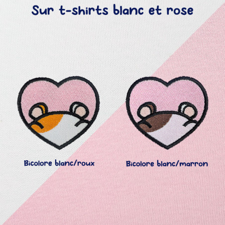 T-shirt brodé oversize personnalisable - HAMSTER - unisexe 🐹🍎