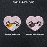 T-shirt brodé oversize personnalisable - HAMSTER - unisexe 🐹🍎