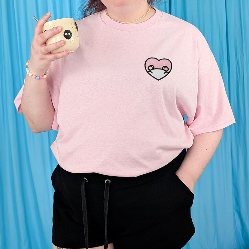 T-shirt brodé oversize personnalisable - HAMSTER - unisexe 🐹🍎