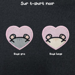 T-shirt brodé oversize personnalisable - HAMSTER - unisexe 🐹🍎