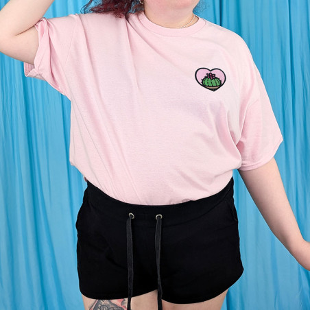 T-shirt brodé oversize personnalisable - PLANT - unisexe 🪴☀️
