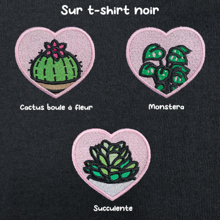 T-shirt brodé oversize personnalisable - PLANT - unisexe 🪴☀️