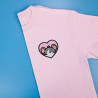 T-shirt brodé oversize personnalisable - RAT - unisexe 🐭🧀