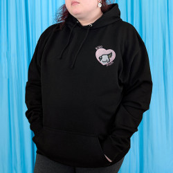 Hoodie brodé personnalisable - BIRD MOM - à capuche unisexe 🐦💗