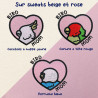 Hoodie brodé personnalisable - BIRD MOM - à capuche unisexe 🐦💗