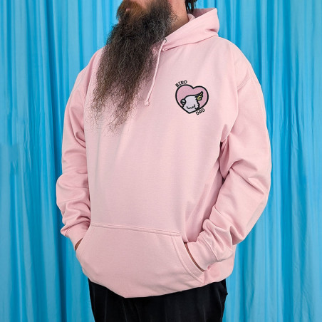 Hoodie brodé personnalisable - BIRD DAD - à capuche unisexe 🐦💗