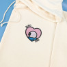 Hoodie brodé personnalisable - BIRD DAD - à capuche unisexe 🐦💗