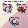 Hoodie brodé personnalisable - BIRD DAD - à capuche unisexe 🐦💗