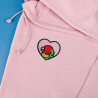 Hoodie brodé personnalisable - BIRD - à capuche unisexe 🐦💗