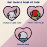 Hoodie brodé personnalisable - BIRD - à capuche unisexe 🐦💗