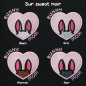 Hoodie brodé personnalisable - BUNNY MOM - à capuche unisexe 🐰🥕 Hoodie brodé personnalisable - BUNNY MOM - à capuche unisexe 🐰🥕