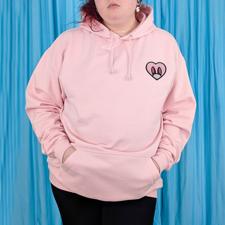 Hoodie brodé personnalisable - BUNNY - à capuche unisexe 🐰🥕