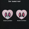 Hoodie brodé personnalisable - BUNNY - à capuche unisexe 🐰🥕