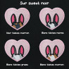Hoodie brodé personnalisable - BUNNY - à capuche unisexe 🐰🥕