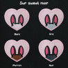 Hoodie brodé personnalisable - BUNNY - à capuche unisexe 🐰🥕