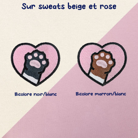 Hoodie brodé personnalisable - CAT - à capuche unisexe 🐱🧶