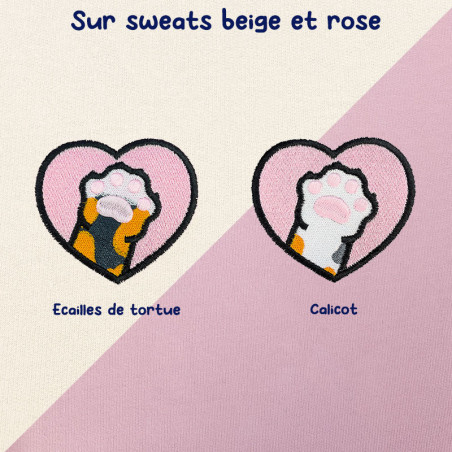 Hoodie brodé personnalisable - CAT - à capuche unisexe 🐱🧶