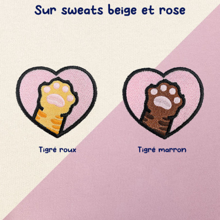 Hoodie brodé personnalisable - CAT - à capuche unisexe 🐱🧶