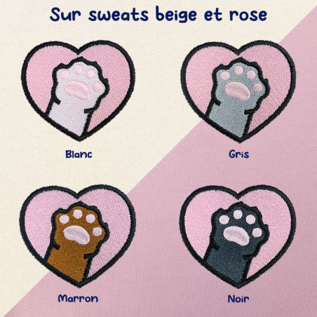 Hoodie brodé personnalisable - CAT - à capuche unisexe 🐱🧶